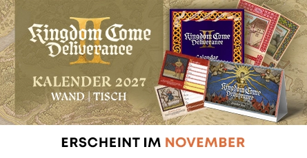 Wand- und Monatskalender Kingdom Come Deliverance 2027