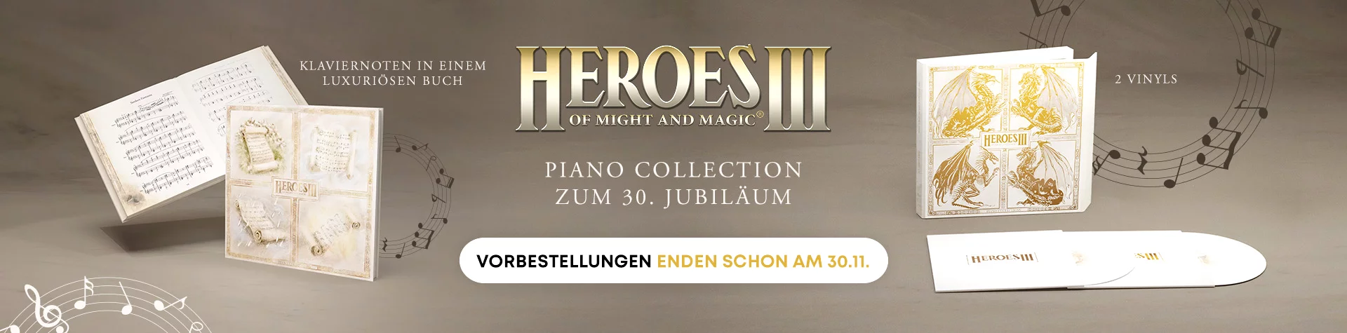 Vinyl  Heroes of Might & Magic III do 30.11.