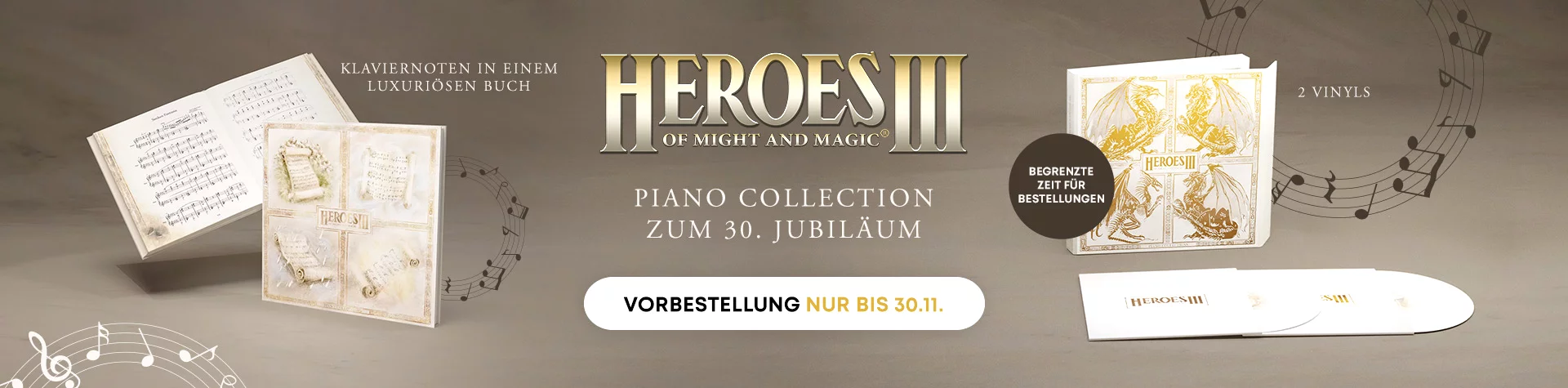 Vinyl  Heroes of Might & Magic III do 30.11.
