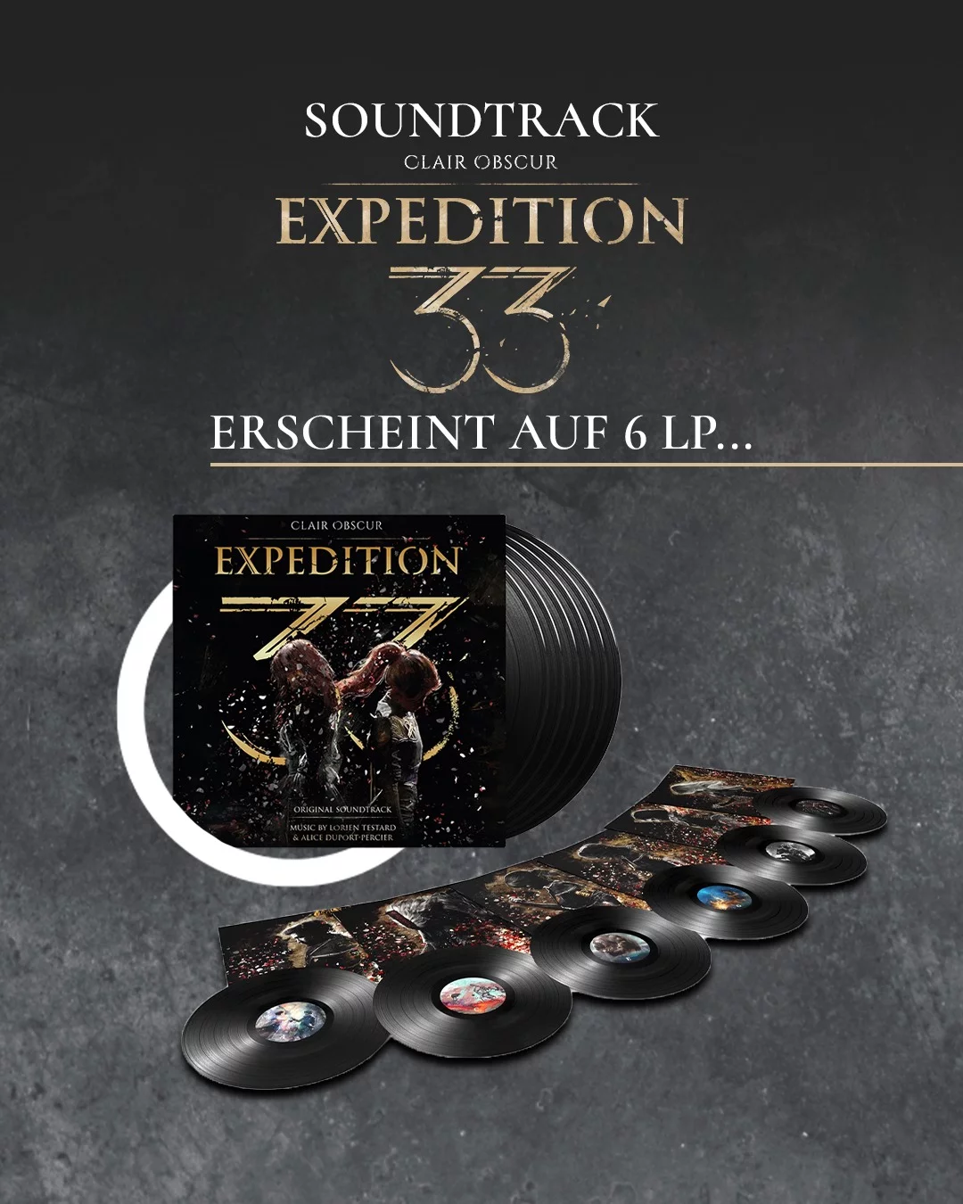 soundtrack, schallplatte, clairobscure, theexpedition33