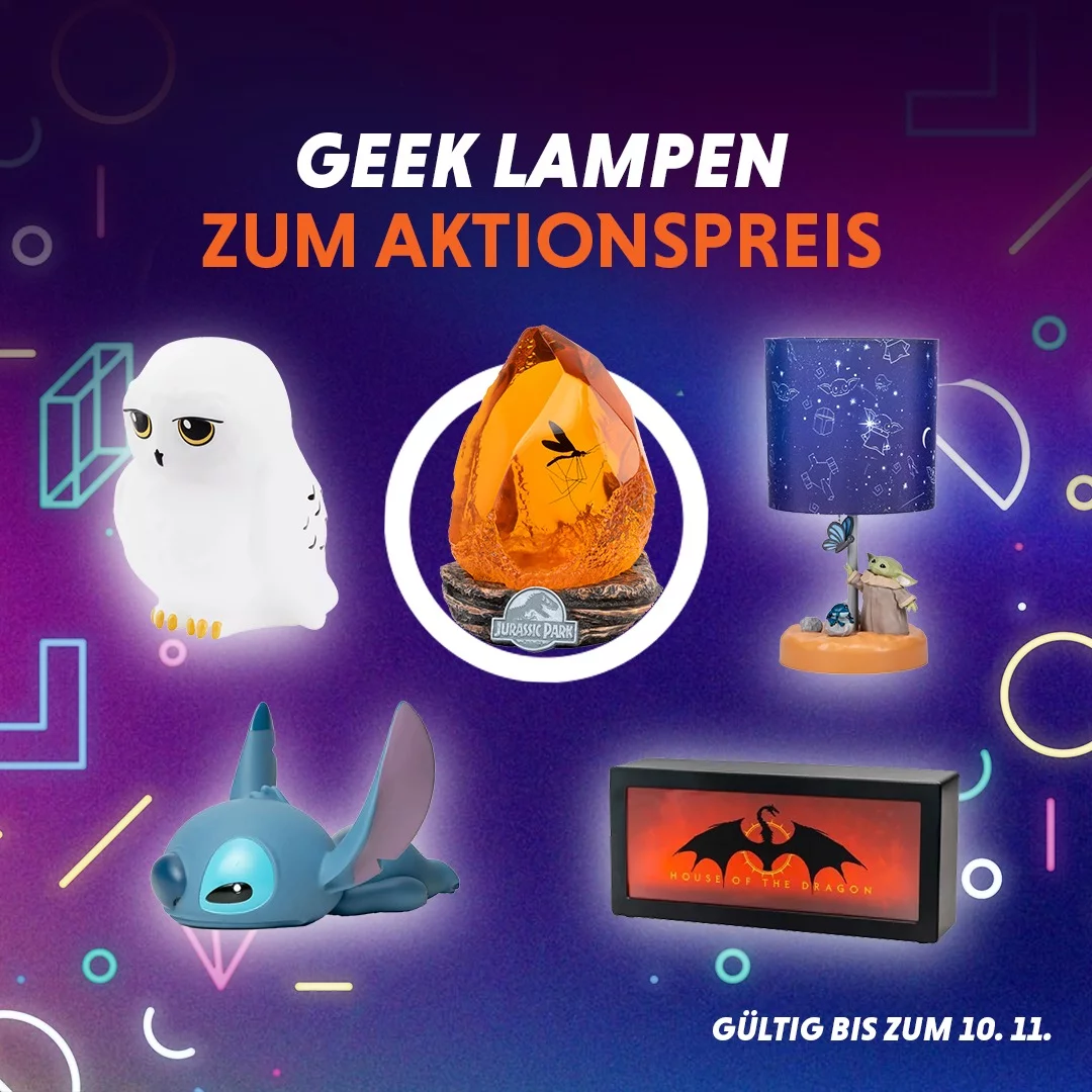 geeks, lampen, aktionspreis