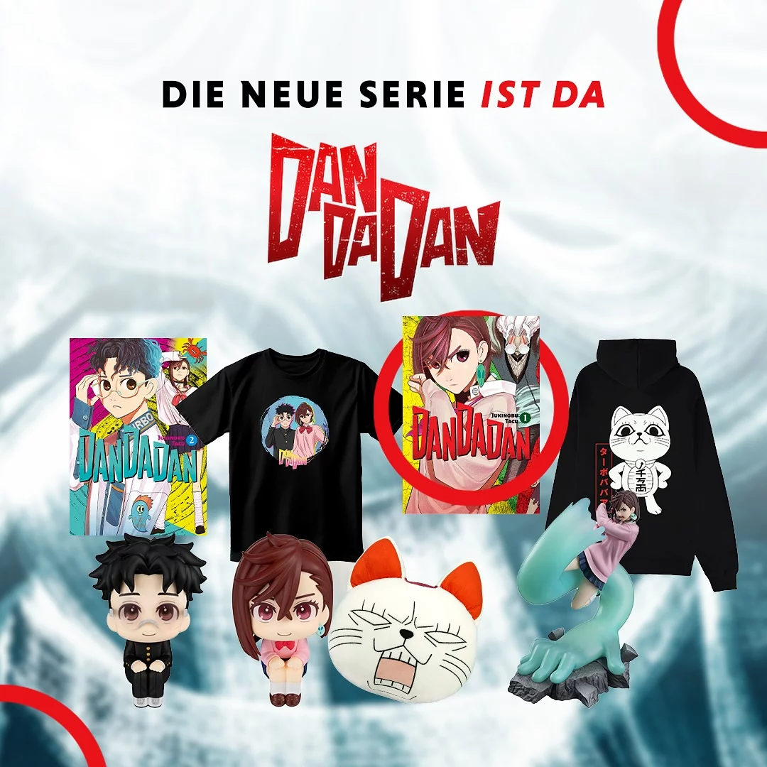 dandadan, neuestaffel, merch, fanartikel, angebot