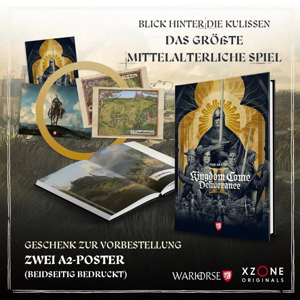 kcd2, kingdomcomedeliverance2, artbook, geschenk, vorbestellung, warhorsestudios