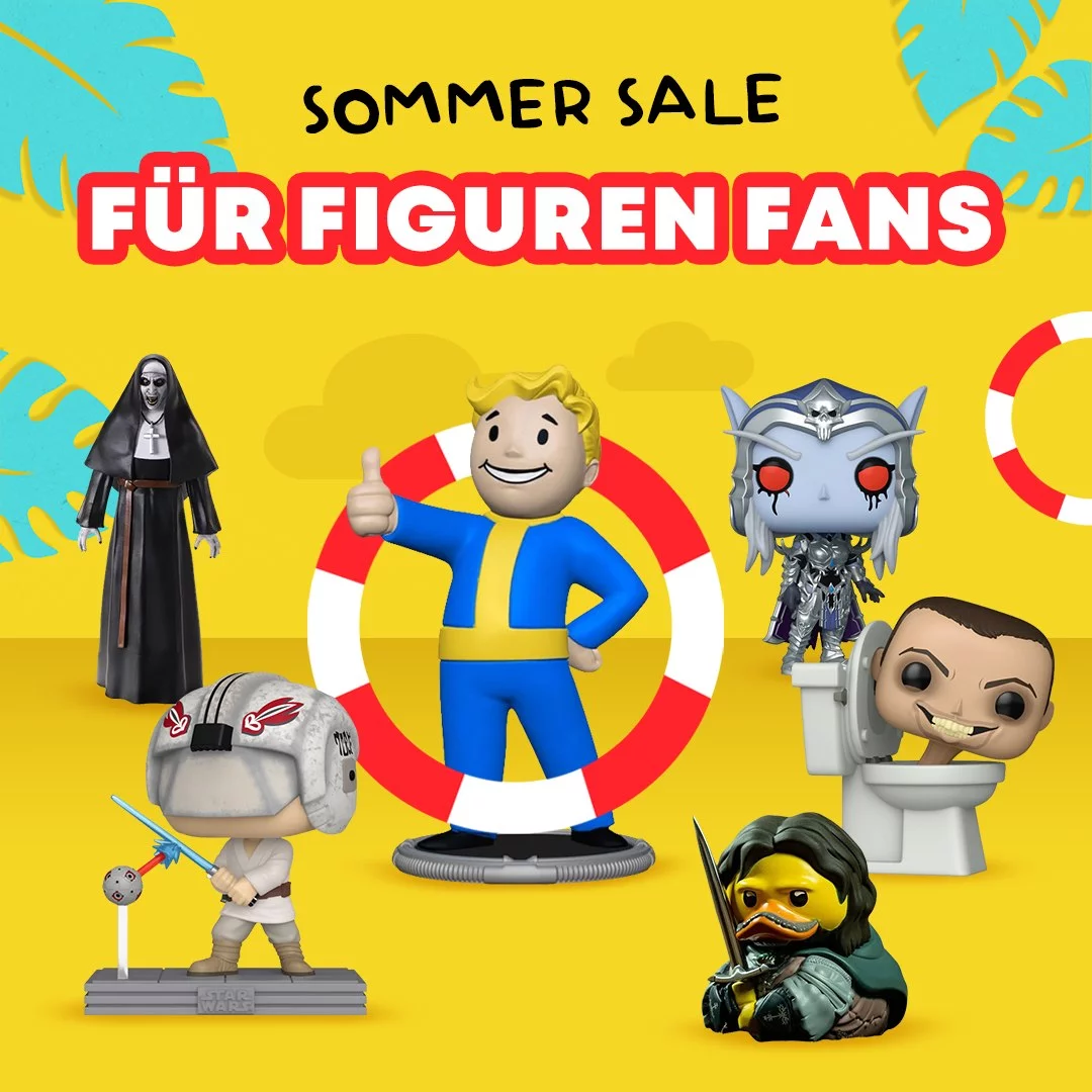 sommer, sale, angebot, figuren, figurenaktion, popfigur, funkopop