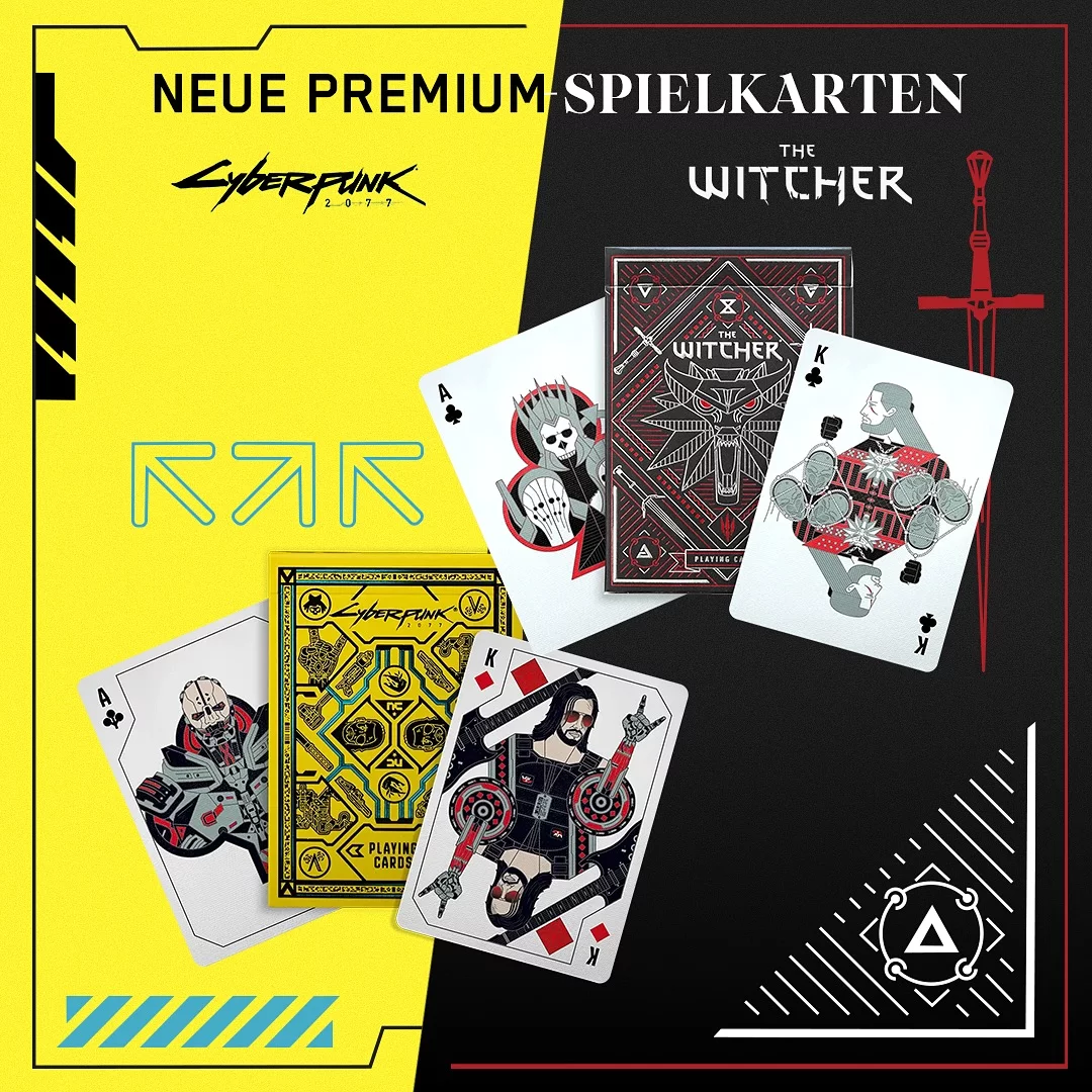spielkarten, thewitcher, cyberpunk2077