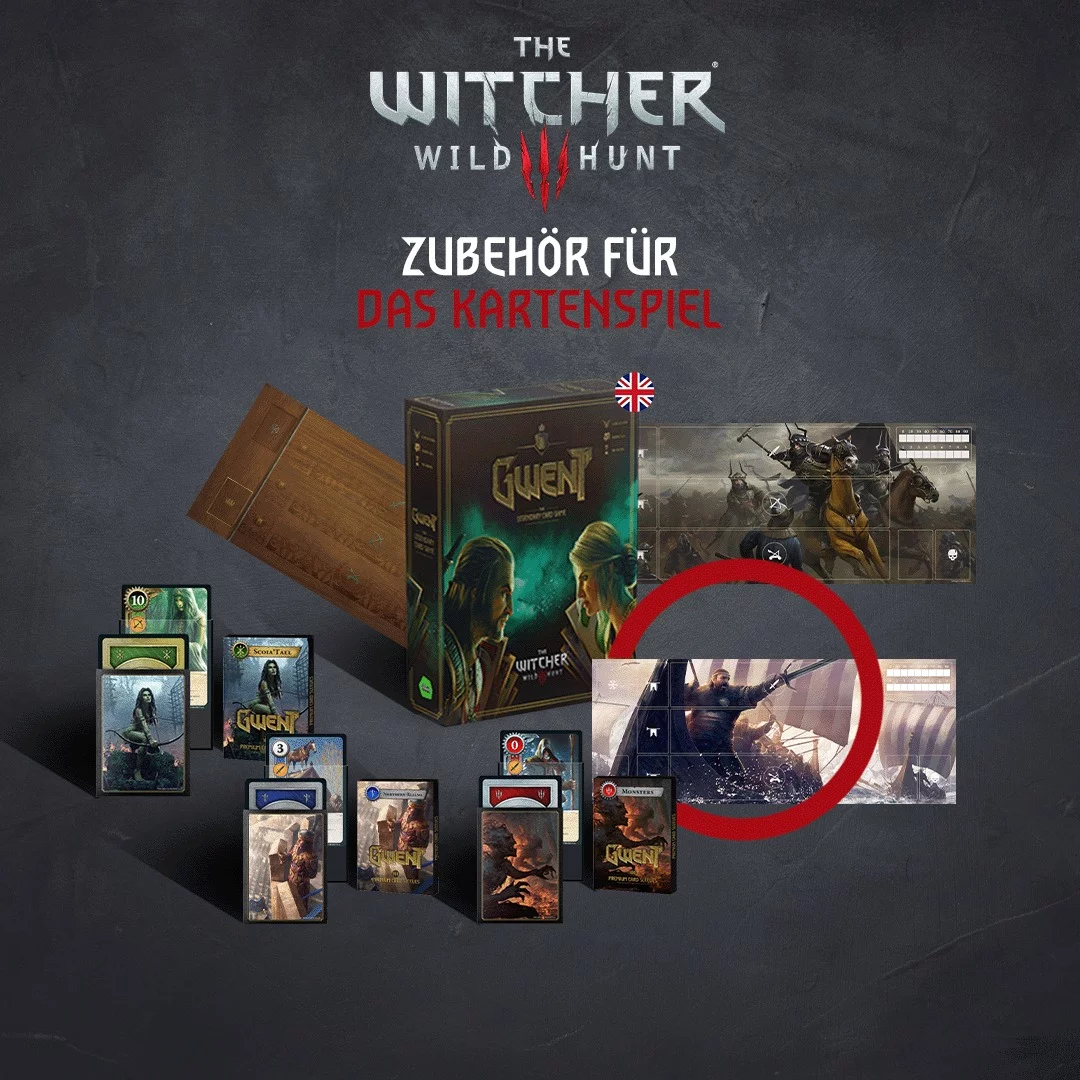 thewitcher, gwent, zubehör, kartenspiel, kartenhülle, vorbestellung