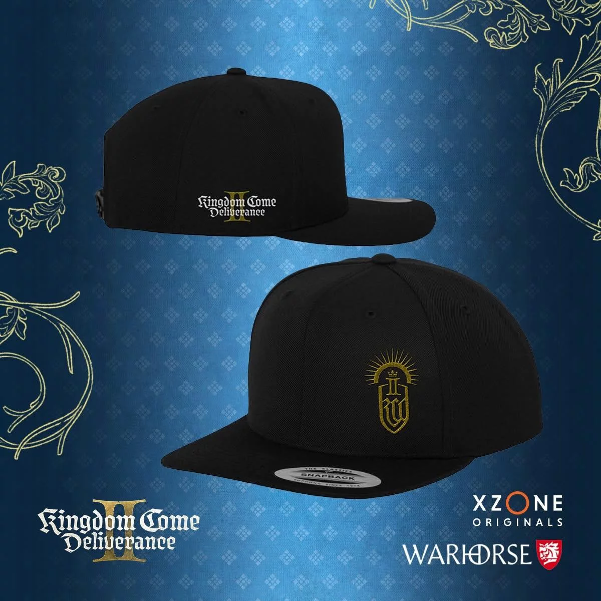 kingdomcomedeliverance, kcd2, merch, snapback, cap