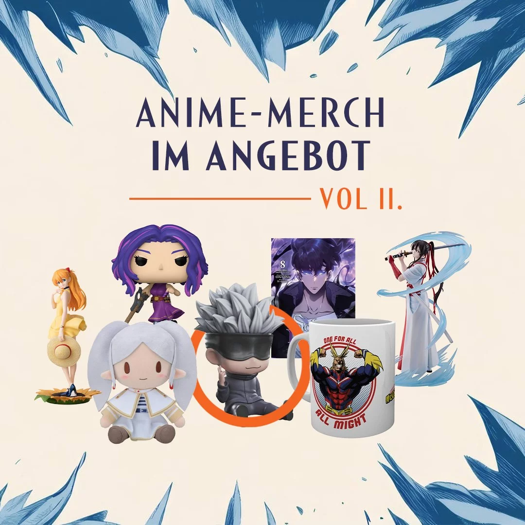 anime, angebot, merch, fanartikel, jujutsukaisen, frieren, evangelion, sololeveleling, myheroacademia, hellsparadise