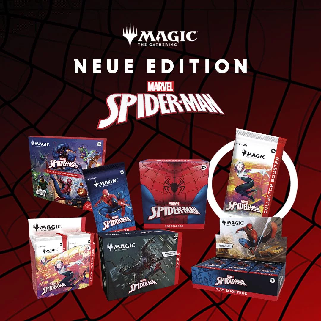 mtg, magicthegathering, neueedition, spiderman, vorbestellung