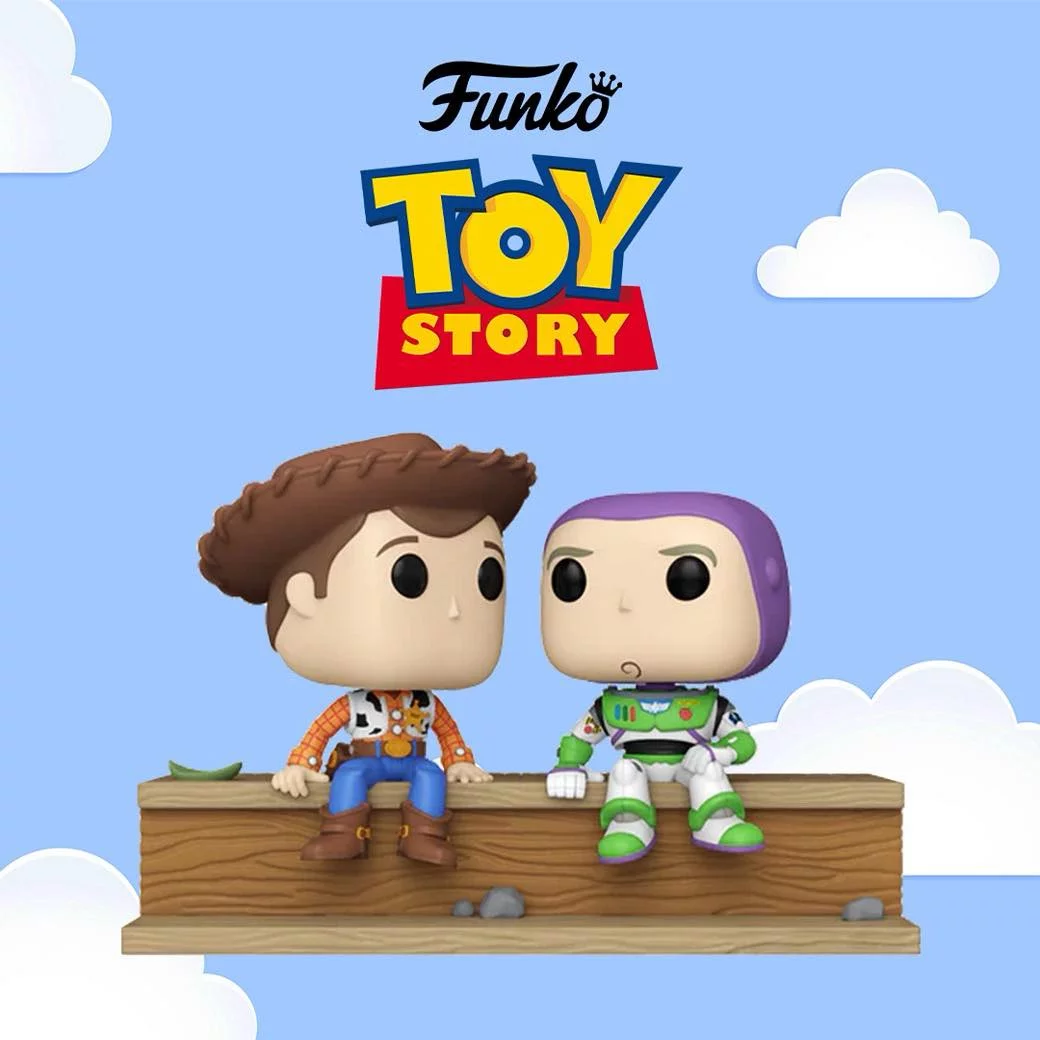 toystory, funkopop, woody, buzz