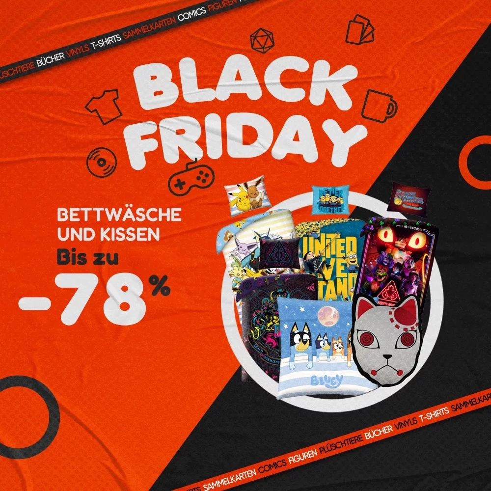 blackfriday, bettwäsche, pokémon, starwars, marvel