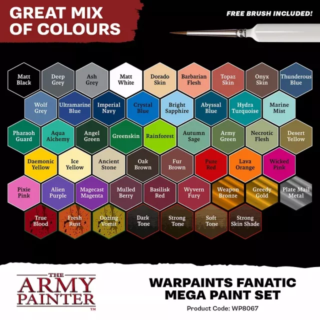 Malset Army Painter - Warpaints Fanatic Mega Set