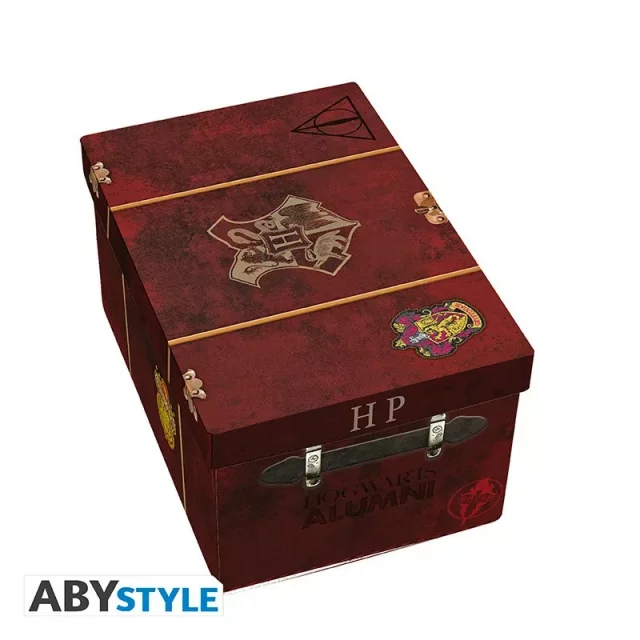 Harry Potter-Geschenkset Premium (Tasse, Anstecker, Schlüsselanhänger) - Notizbücher