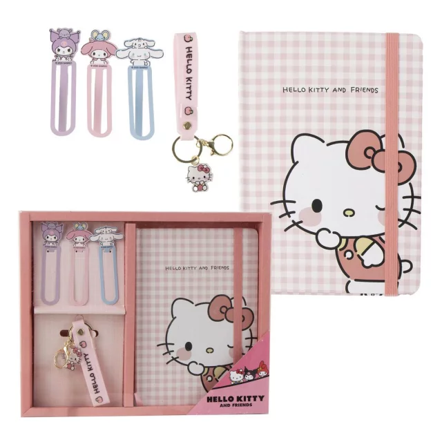Dárkový set Hello Kitty - My Heart (hrnek, klíčenka, podtácek) dupl