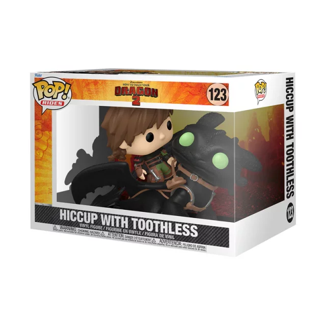 Figur How to Train Your Dragon 2 - Hiccup with Toothless (Funko POP! Fahrten 123)