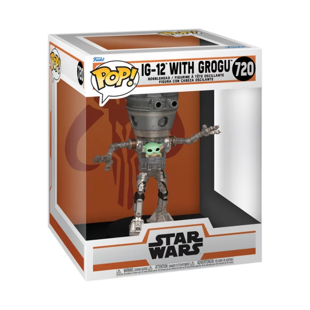 Figurka Star Wars: The Mandalorian - Grogu Using Force Deluxe (Funko POP! Star Wars) dupl