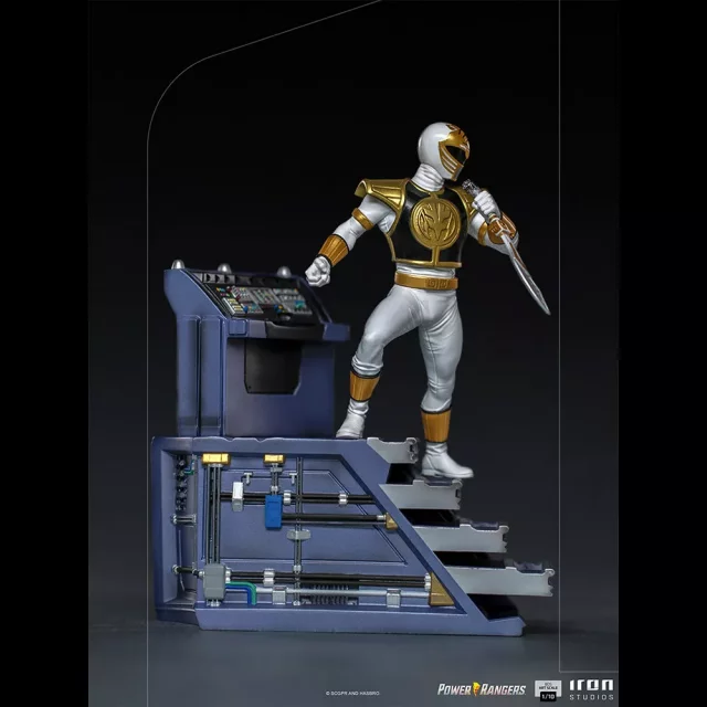 Statuette Weltraumwächter - White Ranger BDS Art Scale 1/10 (Iron Studios)