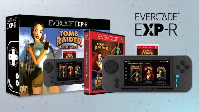 Handheldová retro herní konzole Evercade EXP dupl