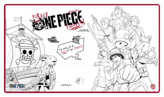 Herní podložka Ultimate Guard - One Piece - Sketch - Mauspad