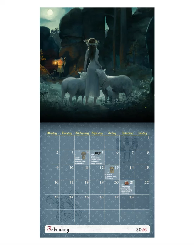 Kalendář Kingdom Come: Deliverance II 2026 (nástěnný) CZ dupl