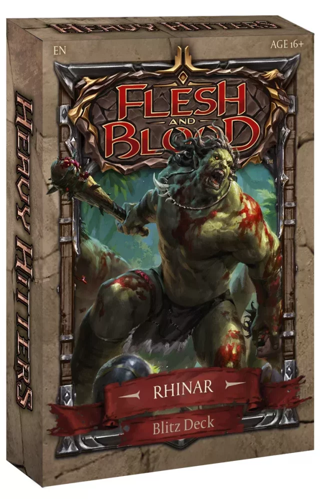 Kartenspiel Flesh and Blood TCG: Heavy Hitters - Rhinar Blitz Deck
