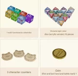 Karetní hra Genshin Impact TCG - Accessory & Dice Set