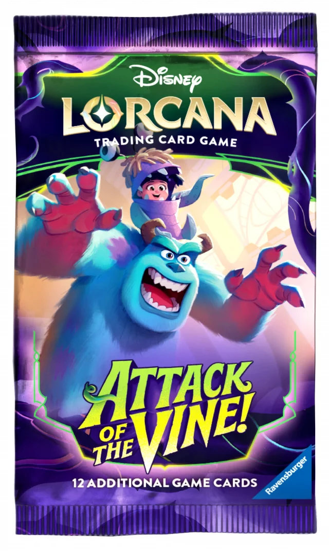 Karetní hra Lorcana: Attack of the Vine - Booster (12 karet) - Disney