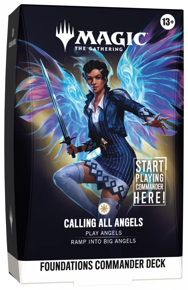 Karetní hra Magic: The Gathering - Foundations Commander Deck - Calling All Angels - Magic The Gathering