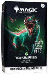 Kartenspiel Magic: The Gathering - Foundations Commander Deck - Tramplesaurus Rex - Magic The Gathering
