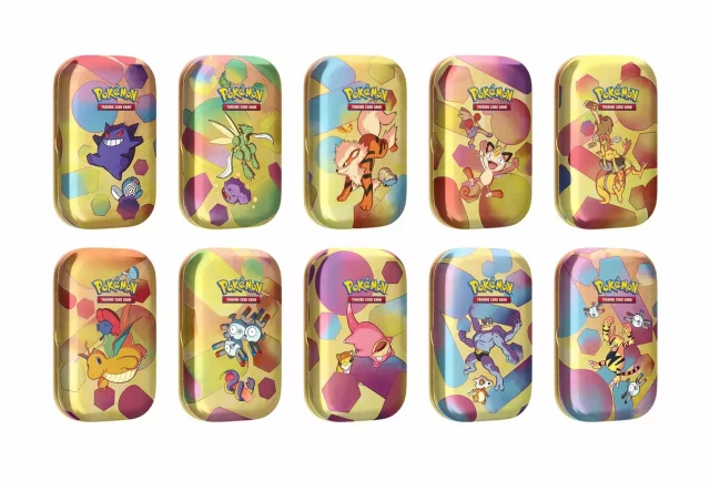 Kartenspiel Pokémon TCG: Scarlet & Violet 151 - Mini Tin Display (10x Mini Tin)