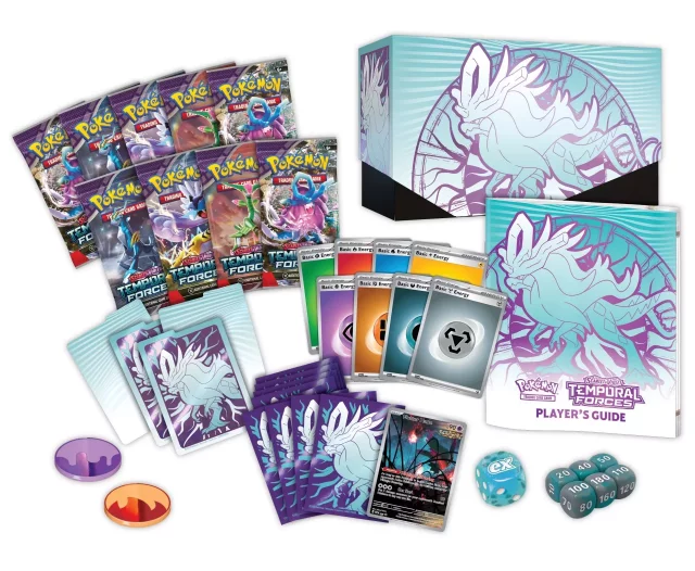 Kartenspiel Pokémon TCG: Scarlet & Violet Temporal Forces - Flutter Mane Elite Trainer Box