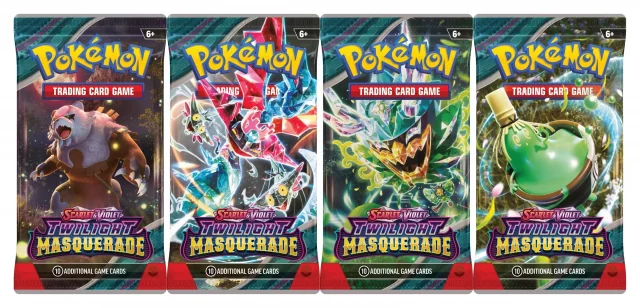 Kartenspiel Pokémon TCG: Scarlet & Violet Twilight Masquerade - Booster (10 Karten)