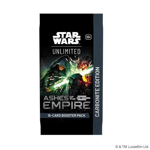 Karetní hra Star Wars: Unlimited - Ashes of the Empire Carbonite Booster (16 karet) - TCG Sammelkartenspiel