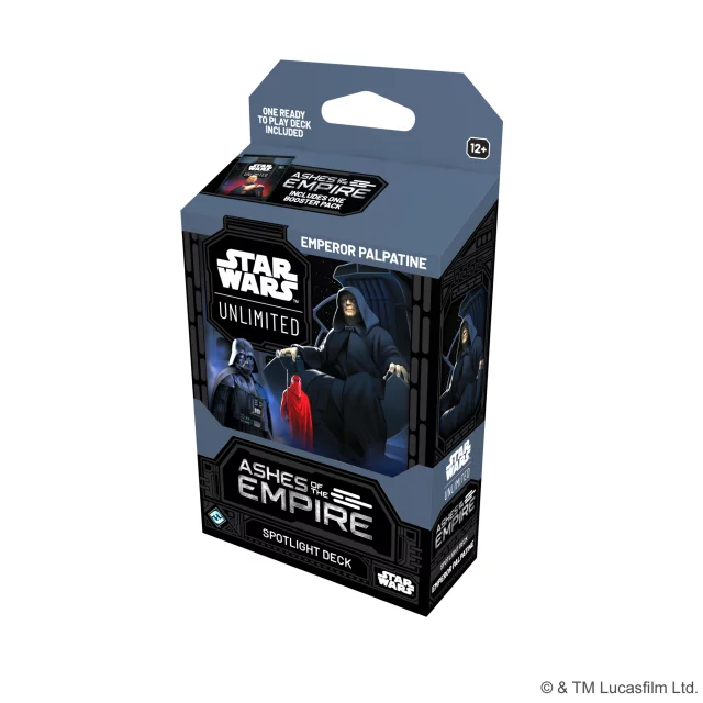 Karetní hra Star Wars: Unlimited - Ashes of the Empire Spotlight Deck (Emperor Palpatine) - TCG Sammelkartenspiel