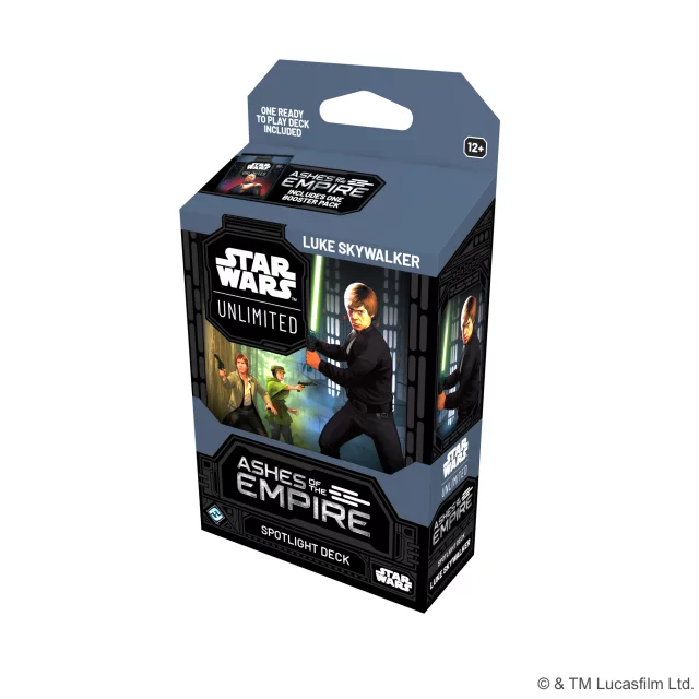 Karetní hra Star Wars: Unlimited - Ashes of the Empire Spotlight Deck (Luke Skywalker) - TCG Sammelkartenspiel