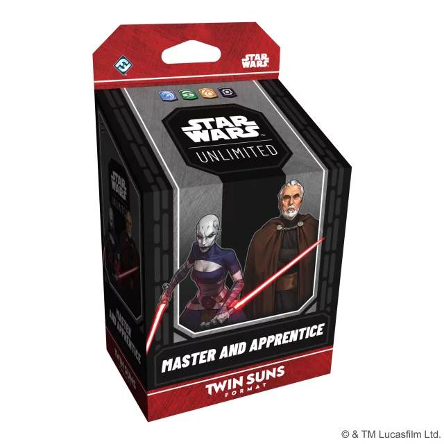 Karetní hra Star Wars: Unlimited - Master and Apprentice Twin Suns Deck - TCG Sammelkartenspiel