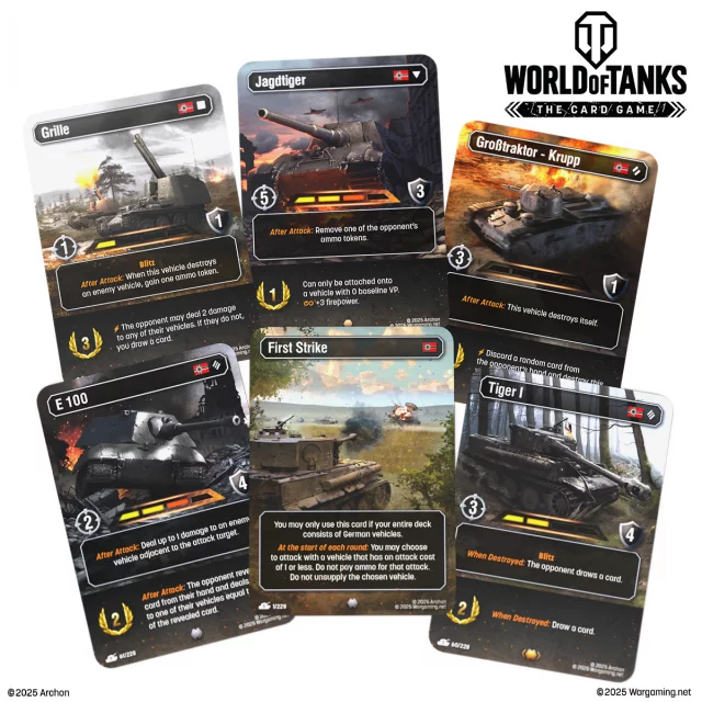 Karetní hra World of Tanks TCG - Booster First Strike dupl