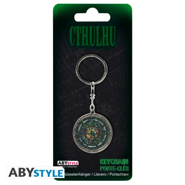 Klíčenka Cthulhu - Lenticular Necronomicon