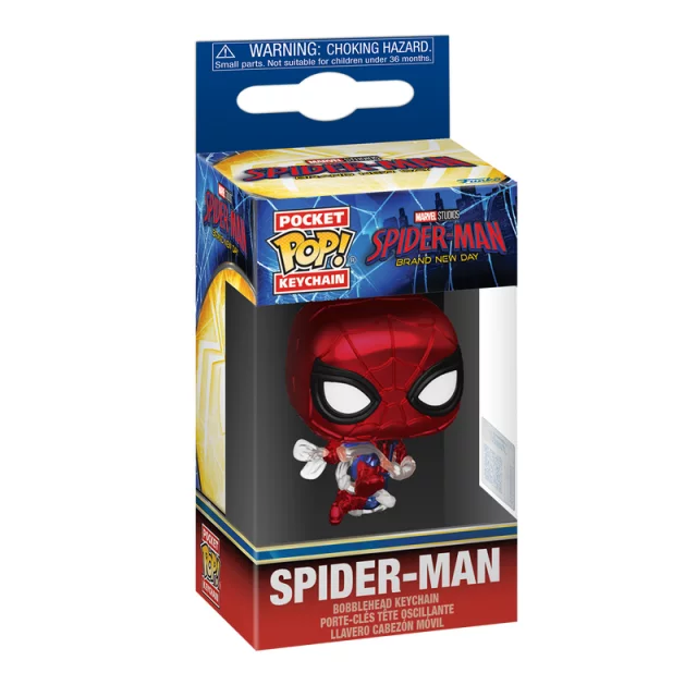 Klíčenka Spider-Man: Brand New Day - Spider-Man (Metallic) (Funko) - Figuren