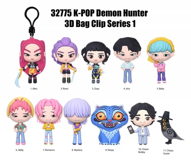 Klíčenka KPop Demon Hunters - Derpy & Sussie dupl