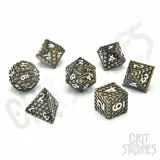 Kostky - Dawn Blossom Metal - RPG Dice Set  (7 ks) dupl