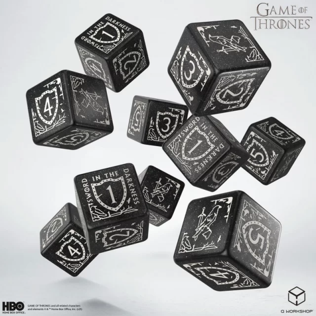 Kostky Game of Thrones - Nights Watch (8 ks) dupl