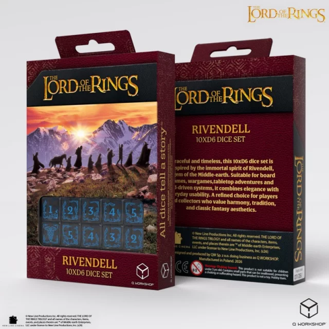 Kostky Lord of the Rings - Rivendell Water (10 ks)