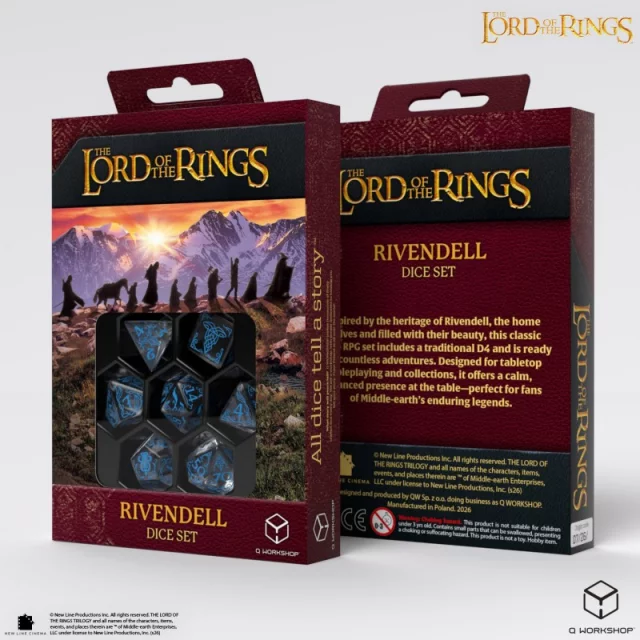 Kostky Lord of the Rings - Rivendell Water (7 ks)