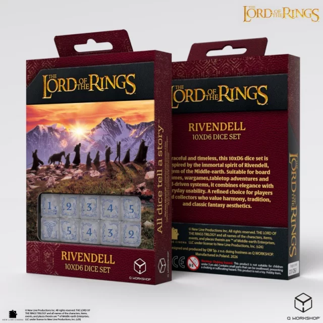 Kostky Lord of the Rings - Rivendell (10 ks)