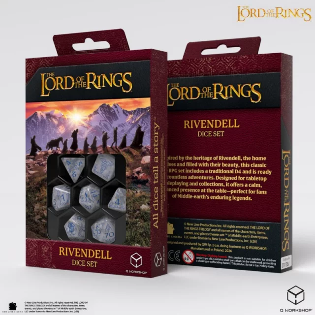 Kostky Lord of the Rings - Rivendell (7 ks)