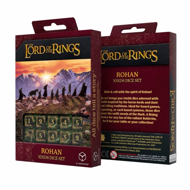 Kostky Lord of the Rings - Rohan (10 ks)