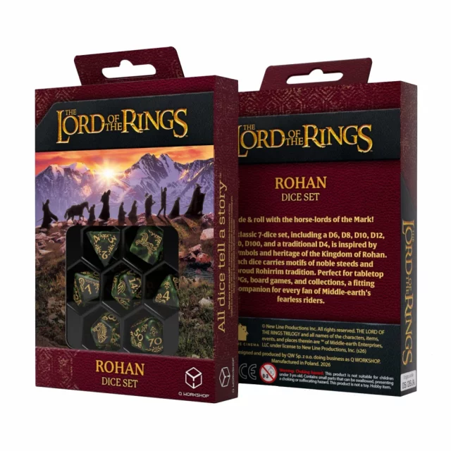 Kostky Lord of the Rings - Rohan (7 ks)