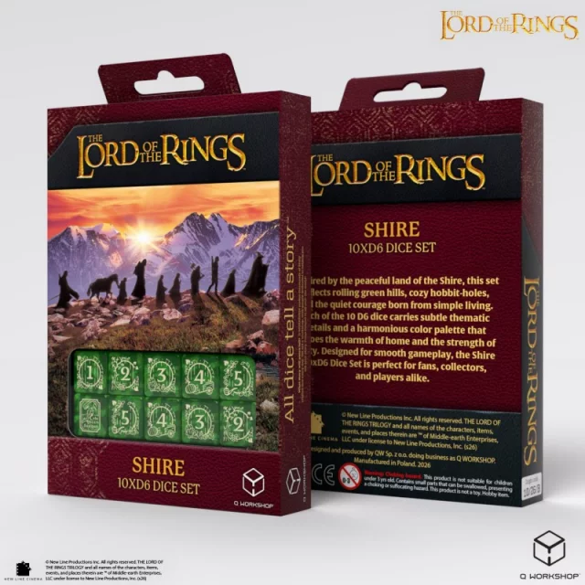 Kostky Lord of the Rings - Shire (10 ks)
