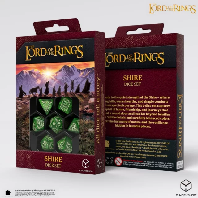Kostky Lord of the Rings - Shire (7 ks)